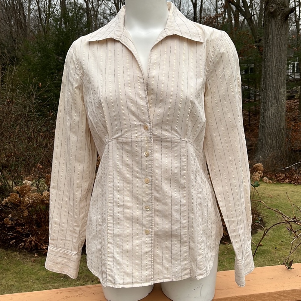 Tommy Bahama textured blouse L